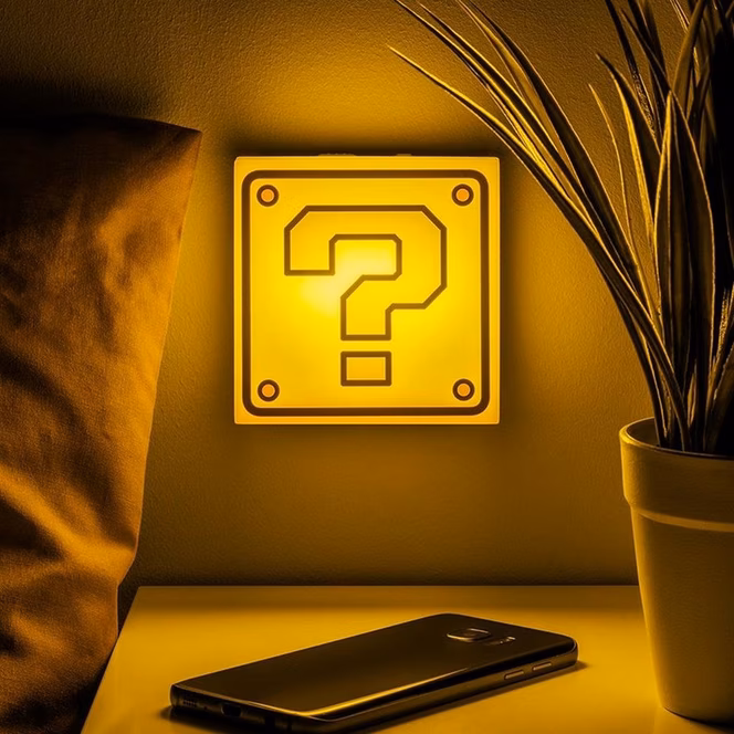 GameStop Super Mario Question Block Night Light