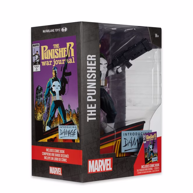 GameStop McFarlane Toys Marvel Collection The Punisher War Journal The Punisher (Issue 8) 1:6th Scale Figure