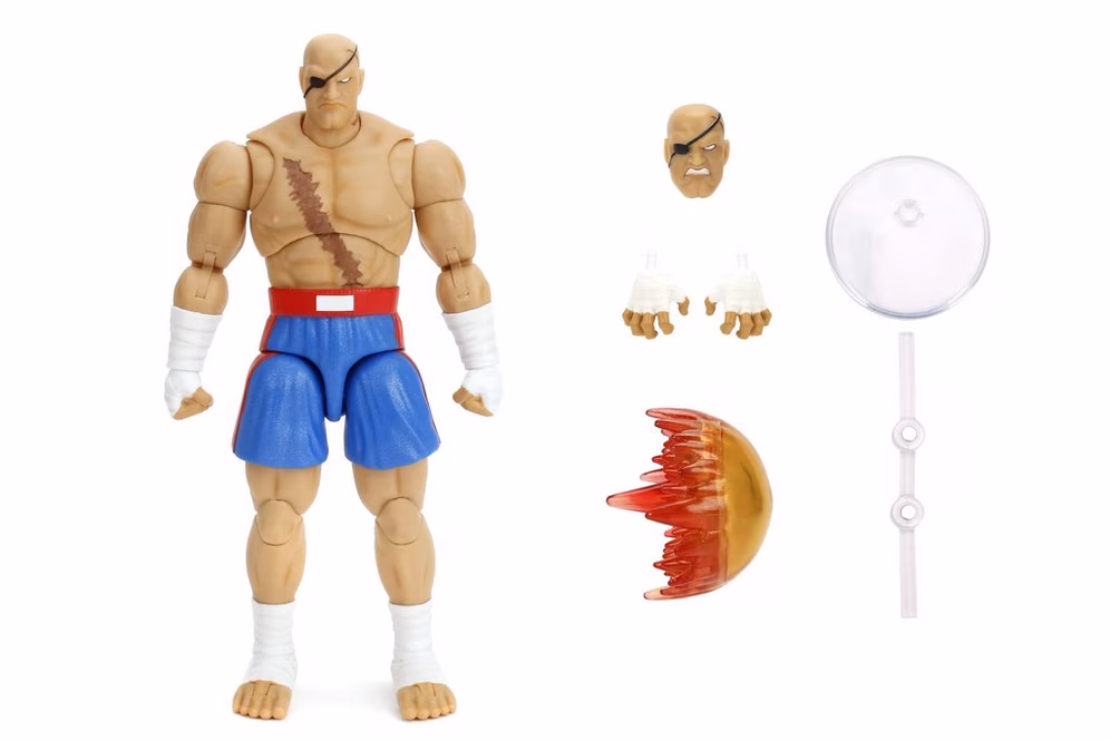 GameStop Ultra Street Fighter II Sagat Deluxe 6-In Action Figure