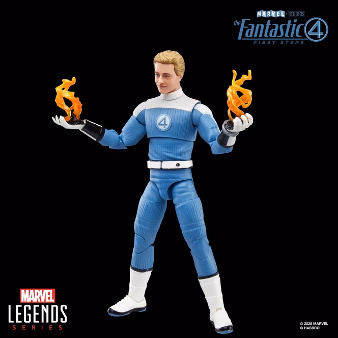 GameStop Hasbro Marvel Fantastic Four: First Steps Johnny Storm (Legends Series) 6-in Action Figure