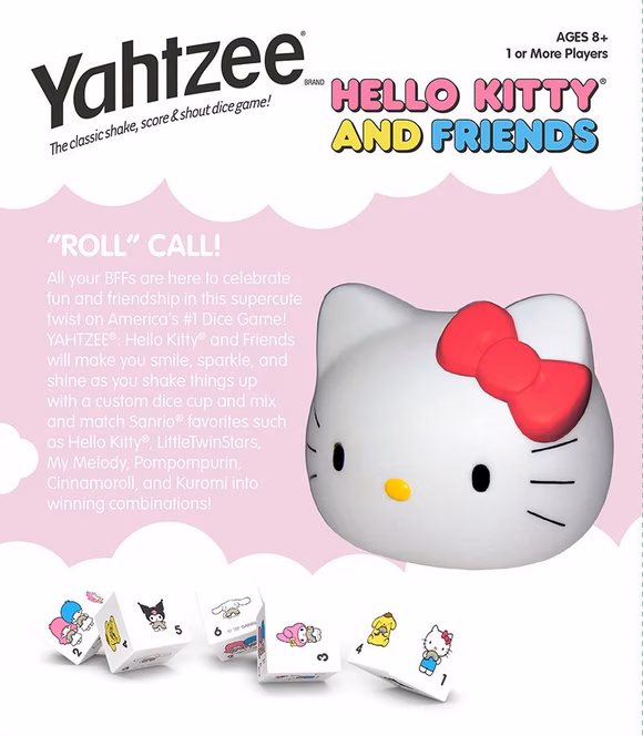 GameStop YAHTZEE:Hello Kitty and Friends