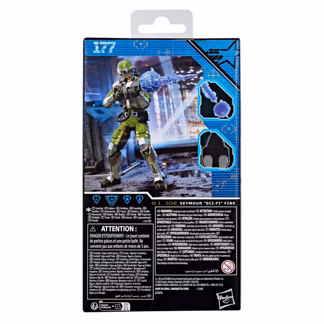 GameStop Hasbro G.I. Joe Classified Series Seymour Sci-Fi Fine 6-in Action Figure