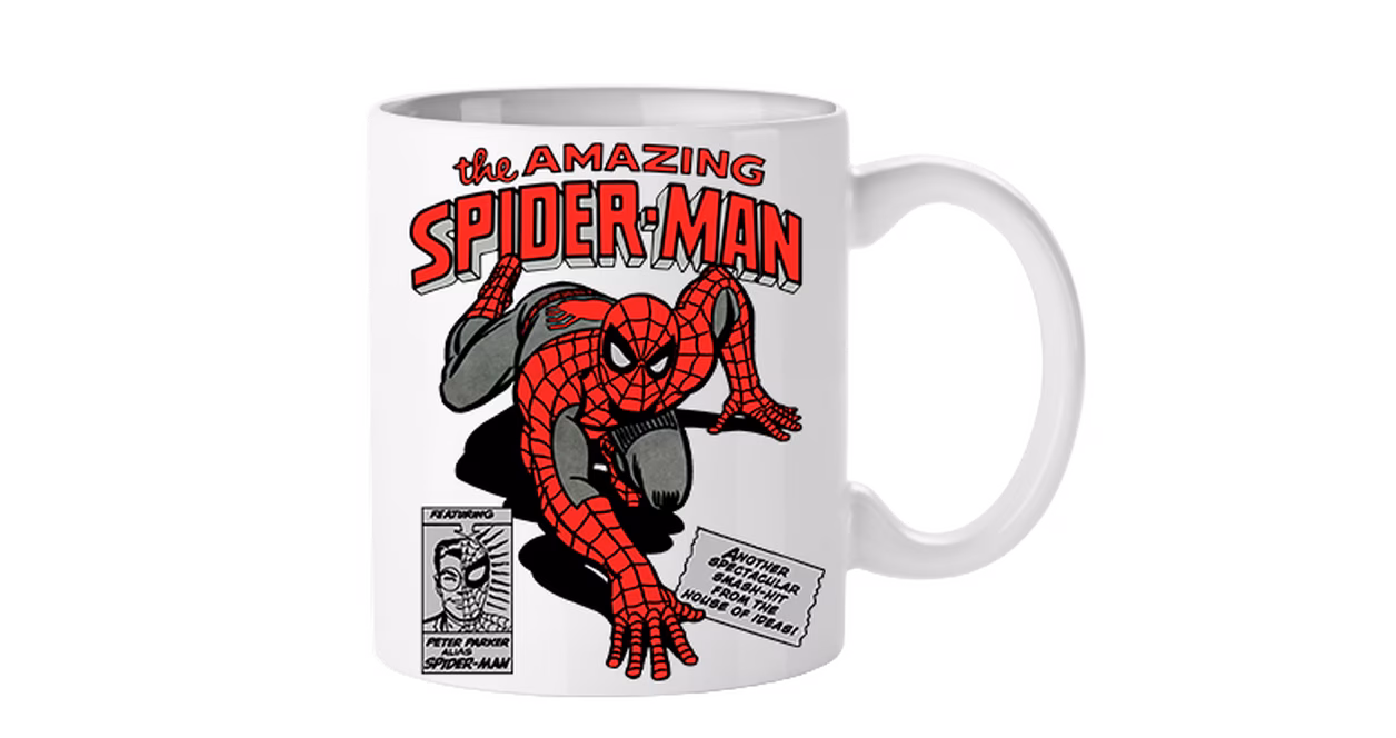 GameStop Marvel Comics Amazing Spiderman Front Page 20 oz Ceramic Mug
