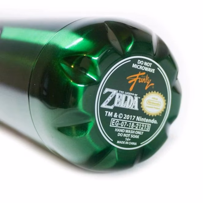 GameStop The Legend of Zelda Steel 17 oz. Water Bottle