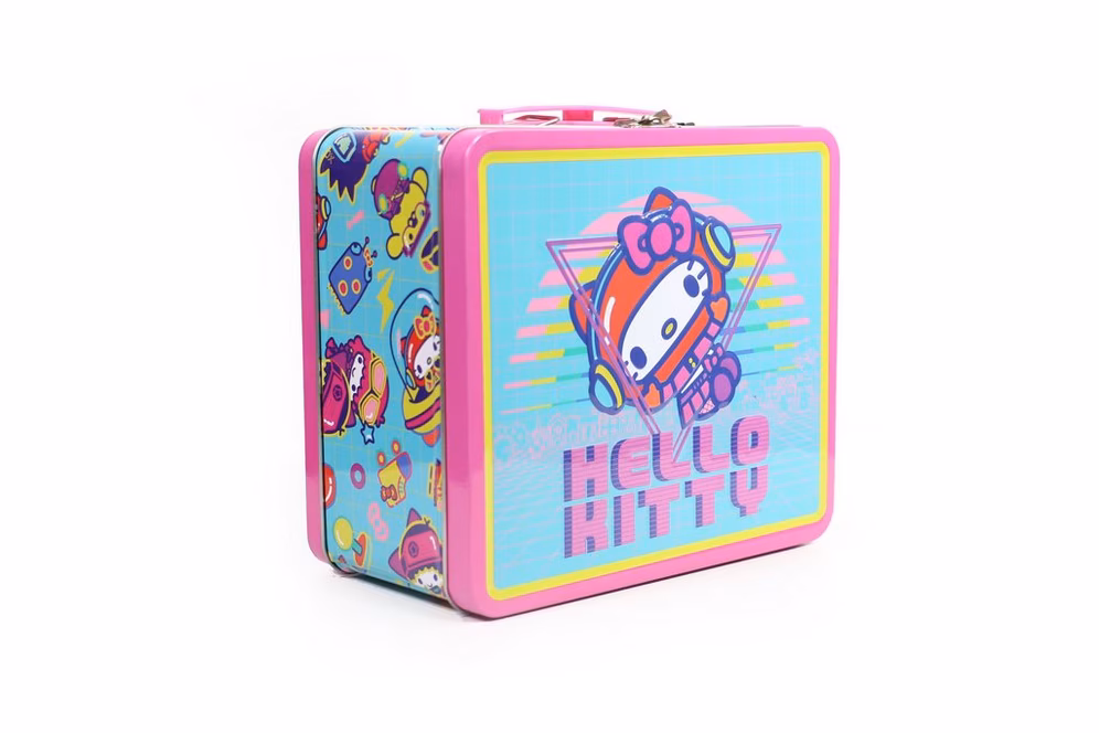 GameStop Hello Kitty Kawaii Arcade Lunch Box with Beverage Container