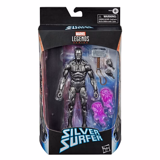 GameStop Hasbro Marvel Legends Series Avengers Silver Surfer with Mjolnir 6-inch Collectible Action Figure