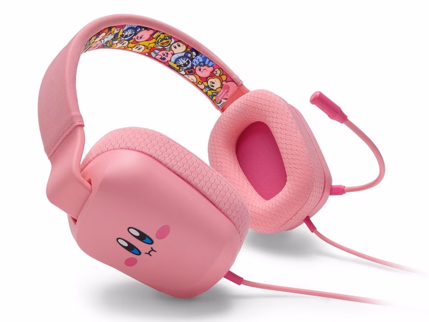 GameStop PowerA Wired Stereo Headset for Nintendo Switch - Kirby Mouthful