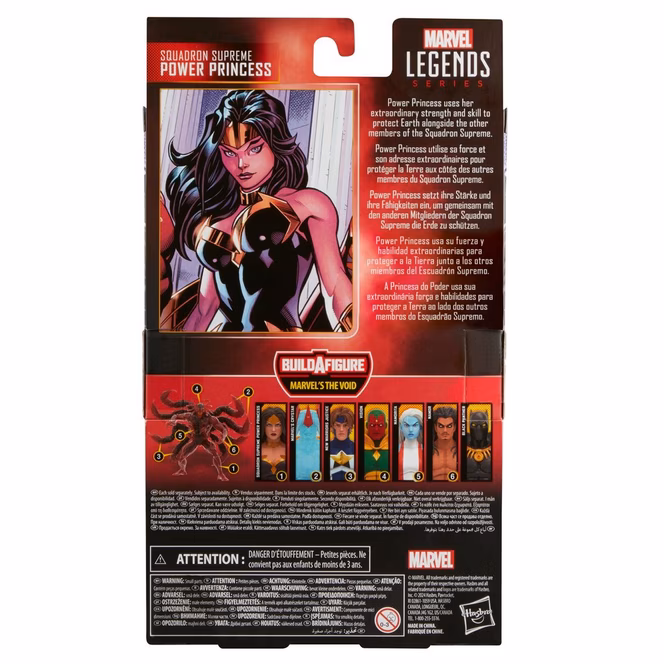 GameStop Hasbro Marvel Legends Series: Squadron Supreme Power Princess 6-in Action Figure (Build a Figure Carnage)