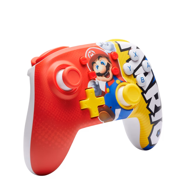 GameStop PowerA Nano Enhanced Wireless Controller for Nintendo Switch - Mario Victory