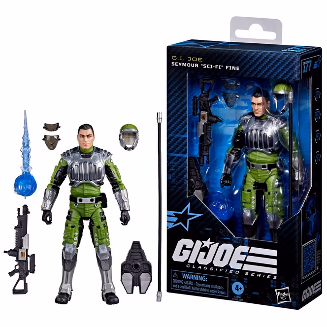 GameStop Hasbro G.I. Joe Classified Series Seymour Sci-Fi Fine 6-in Action Figure