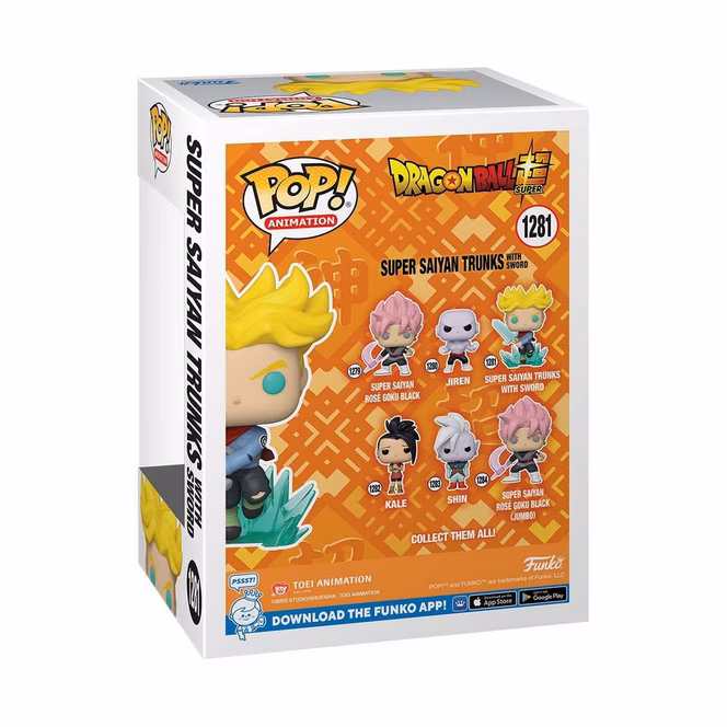 GameStop Funko POP! Animation: Dragon Ball Super - Super Saiyan Trunks with Sword 5.15-in Vinyl Figure
