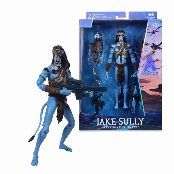 GameStop McFarlane Toys Disney Avatar: Fire and Ash Jake Sully (Metkayina Final Battle) 7-in Action Figure