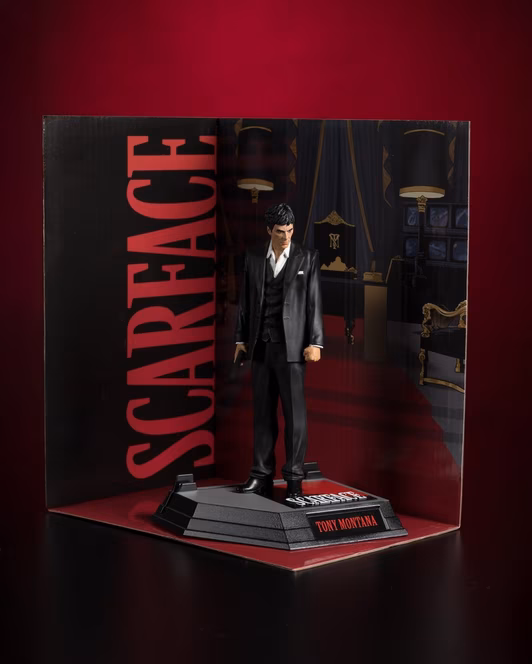 GameStop McFarlane Toys Movie Maniacs NBC 1983 Scarface Tony Montana 6-in Statue