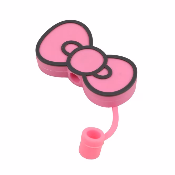 GameStop Sanrio Hello Kitty Stainless Steel with Pink Straw Charm and Silicone Boot