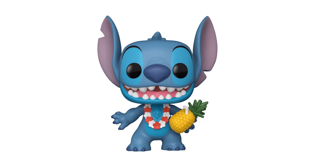 GameStop Funko POP! Disney: Lilo and Stitch Luau Stitch 3.85-in Vinyl Figure