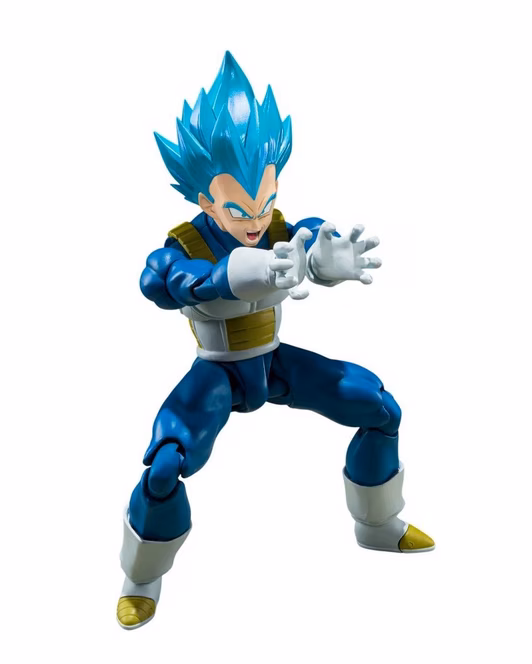 GameStop Tamashii Nations S.H.Figuarts Dragon Ball Super Super Saiyan God Super Saiyan Vegeta (Unwavering Saiyan Pride) 5.31-in Action Figure