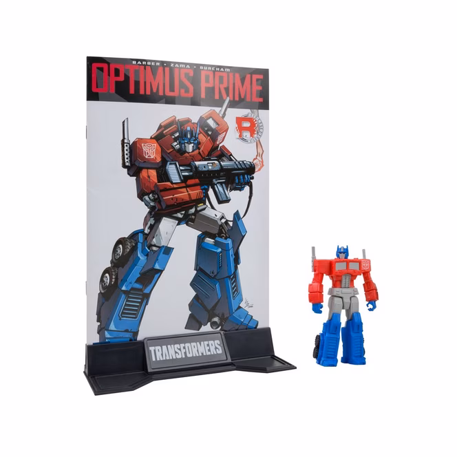 GameStop McFarlane Toys Transformers Optimus Prime and Megatron 3-in Figure Set with 2 Comics