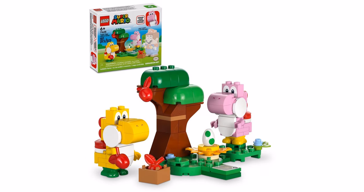 GameStop LEGO Super Mario Yoshis' Egg-cellent Forest Expansion Set 71428