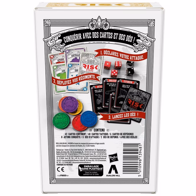 GameStop Risk Strike Cards and Dice Game
