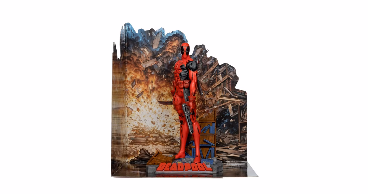 GameStop McFarlane Toys Marvel: The New Mutants Deadpool Comic 1:10 Scale Statue