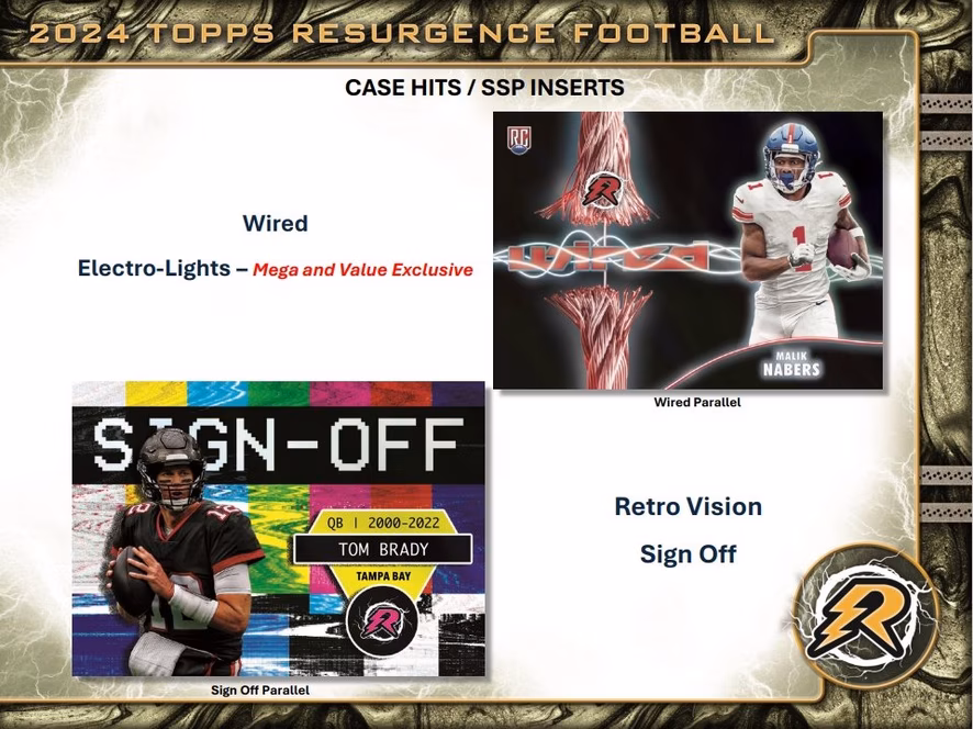 GameStop 2024 Topps NFL Resurgence Football Value Box (8 Packs)