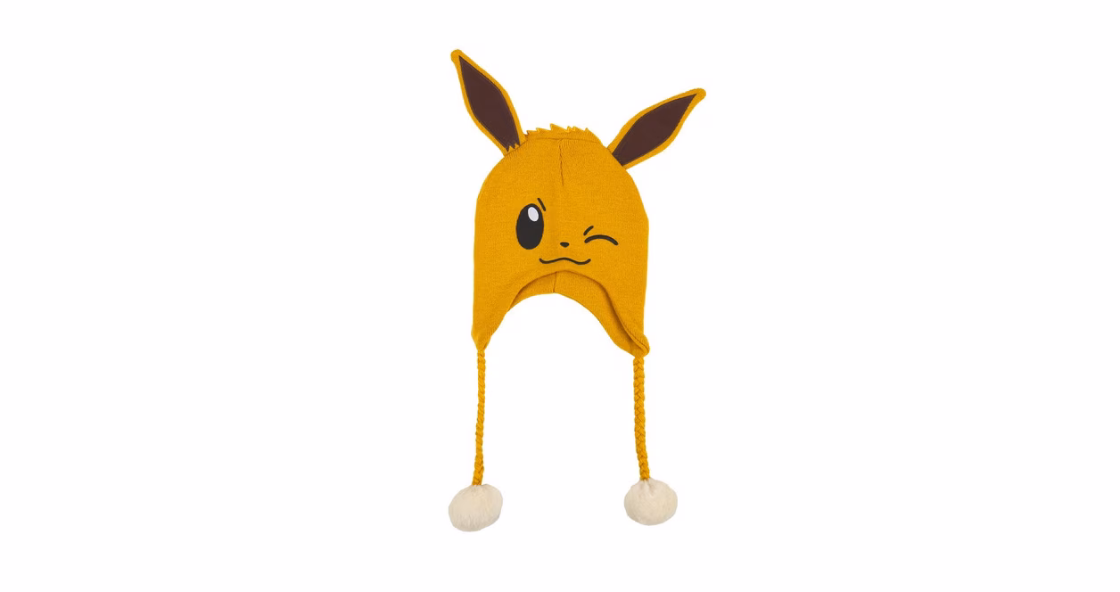 GameStop Pokemon Eevee Cosplay Tassel Beanie