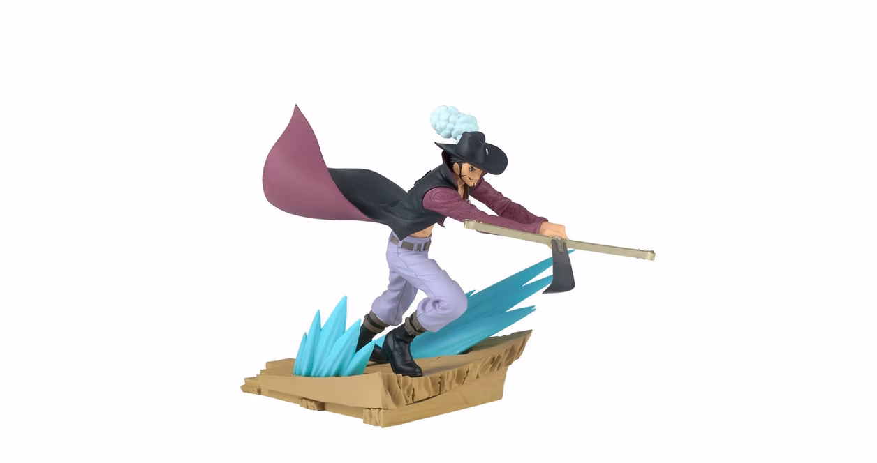 GameStop Banpresto One Piece - Dracule Mihawk Senkozekkei 5.9-in Statue