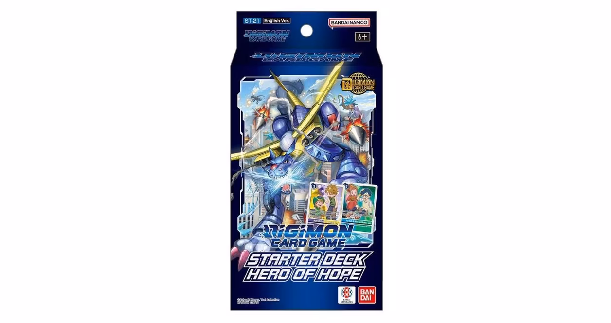 GameStop Digimon Card Game: Hero Of Hope ST-21 Starter Deck