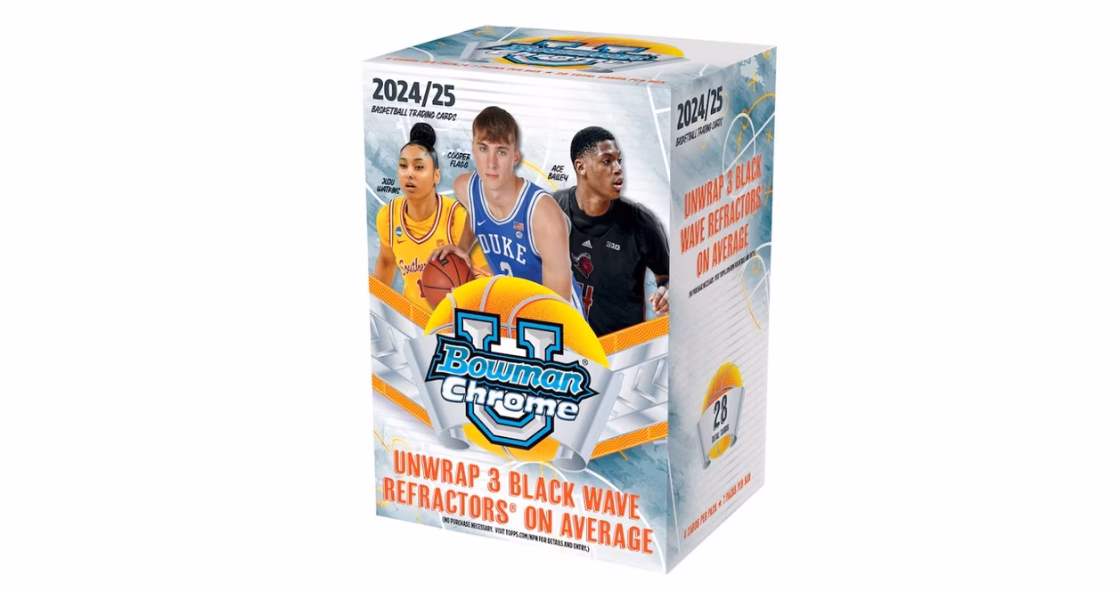 GameStop 2024-25 Topps Bowman University Chrome Basketball Value Box