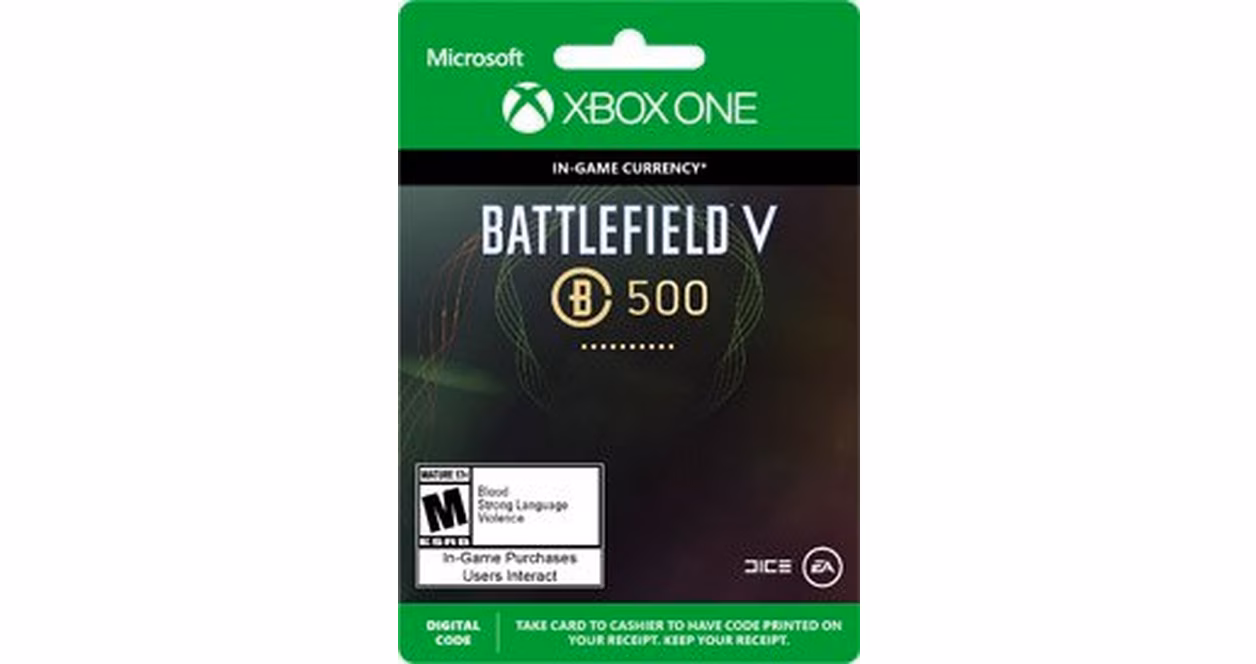 GameStop Battlefield V 500 Battlefield Currency Digital Card