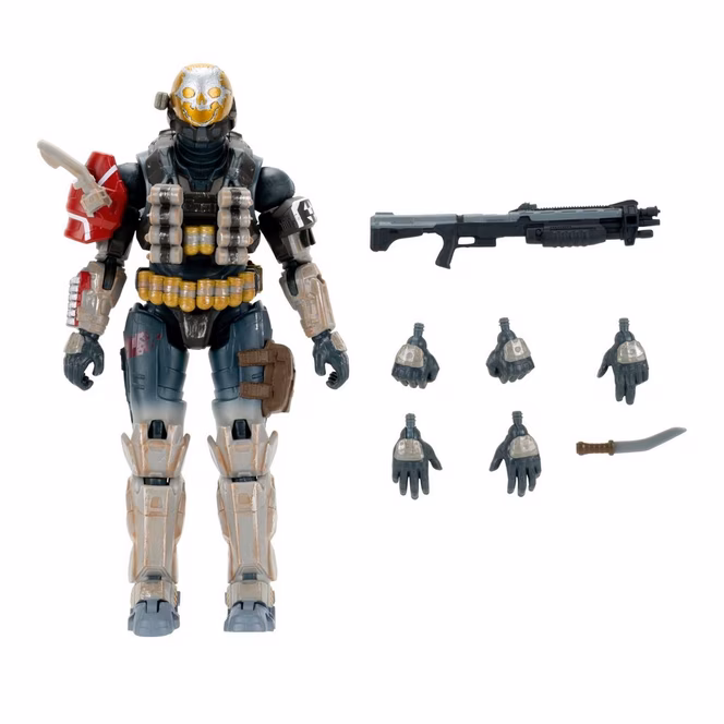 GameStop Jazwares Halo Reach The Spartan Collection Noble Team 6-Pack Figure Set