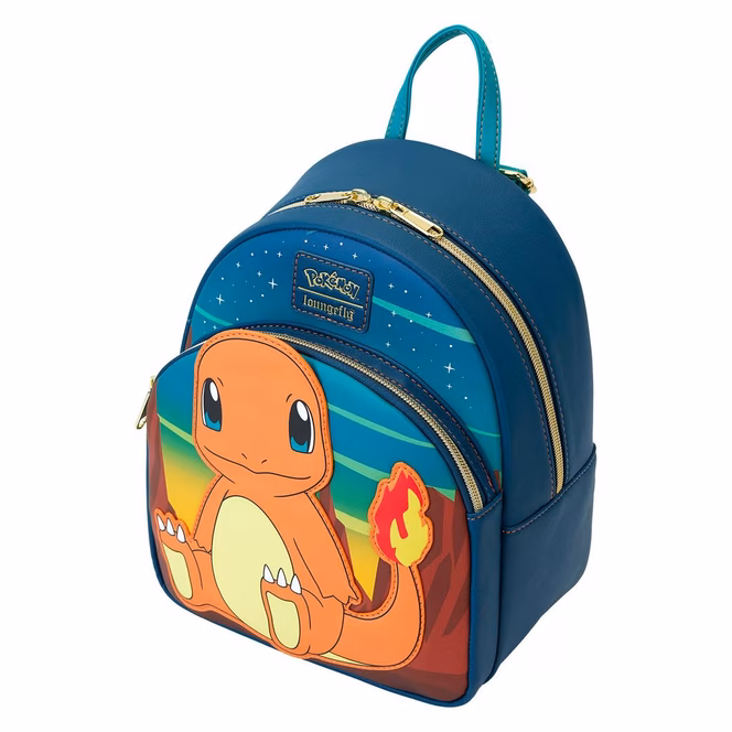 GameStop Loungefly Pokemon Charmander Cosplay Glow in the Dark Mini Backpack GameStop Exclusive