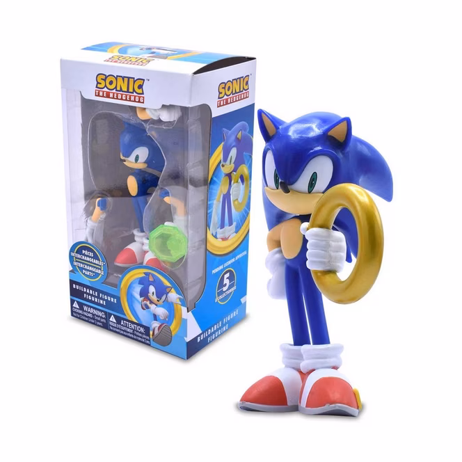 GameStop Just Toys Sonic the Hedgehog - Sonic Buildable 4-in Action Figure