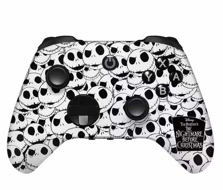 GameStop CANDY CON x Disney The Nightmare Before Christmas Jack Skellington Combo Pack Controller Kit GameStop Exclusive