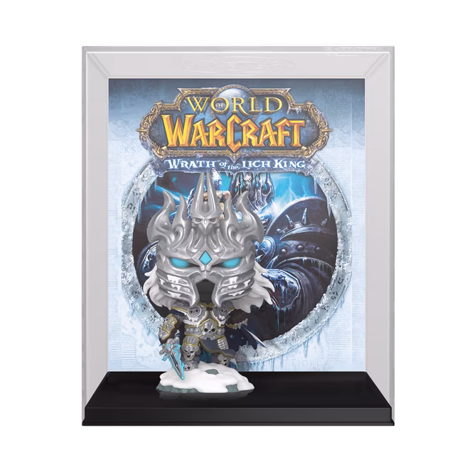 GameStop Funko POP! Game Cover: World of Warcraft Wrath of the Lich King 8.5-in Glow-in-the-Dark Vinyl Figure GameStop Exclusive