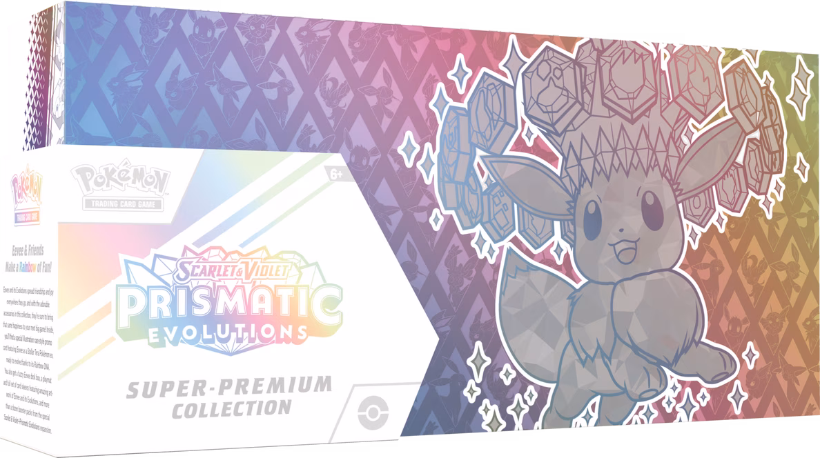GameStop Pokemon Trading Card Game Prismatic Evolutions Super Premium Collection