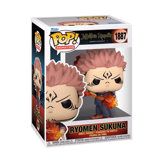 GameStop Funko POP! Animation: Jujutsu Kaisen Sukuna (Fire Arrow) 4.45-in Vinyl Figure