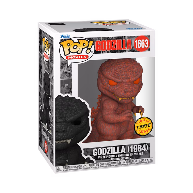 GameStop Funko POP! Movies: Godzilla 70th Anniversary Godzilla 1984 (or Chase) 4.35-in Vinyl Figure