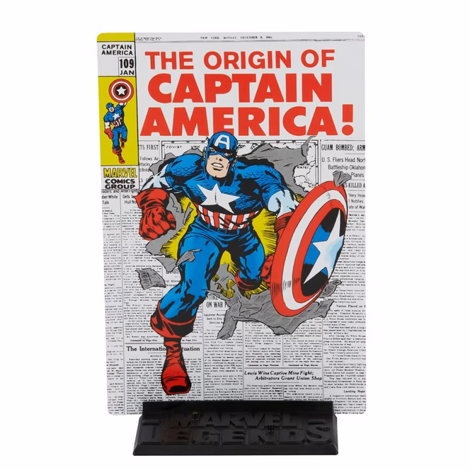 GameStop Hasbro Marvel Legends Series 20th Anniversary Series 1 Captain America 6-in Action Figure