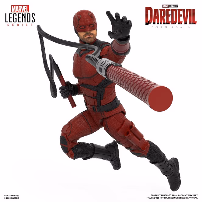 GameStop Hasbro Marvel Legends Series Daredevil: Born Again Daredevil 6-in Action Figure