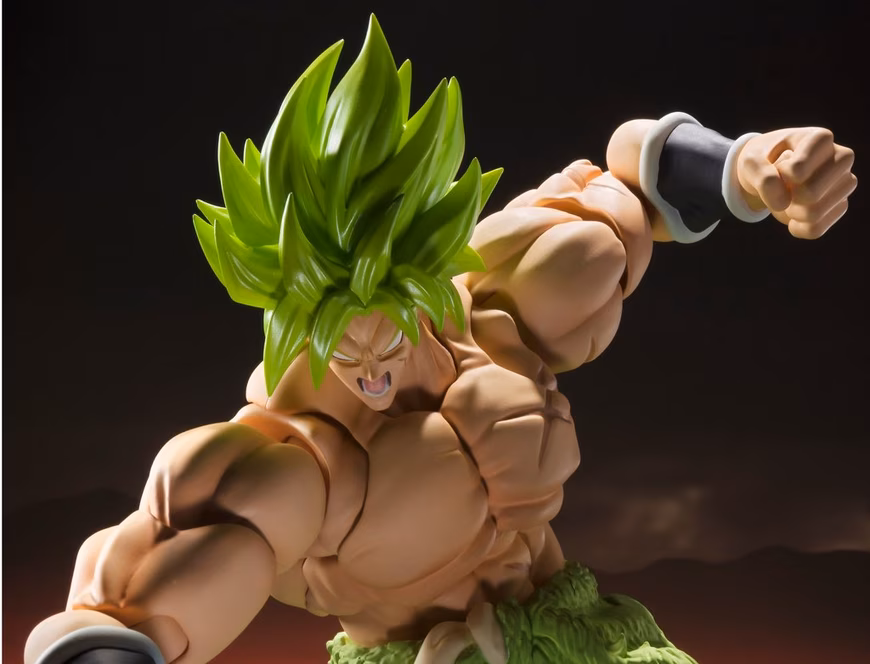 GameStop Bandai Dragon Ball Super: Broly Tamashii Nations S.H. Figuarts Super Saiyan Broly Full Power 8.6-in Figure