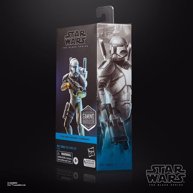 GameStop Hasbro The Black Series Gaming Greats Star Wars: Republic Commando RC-1262 (Scorch) 6-in Action Figure GameStop Exclusive