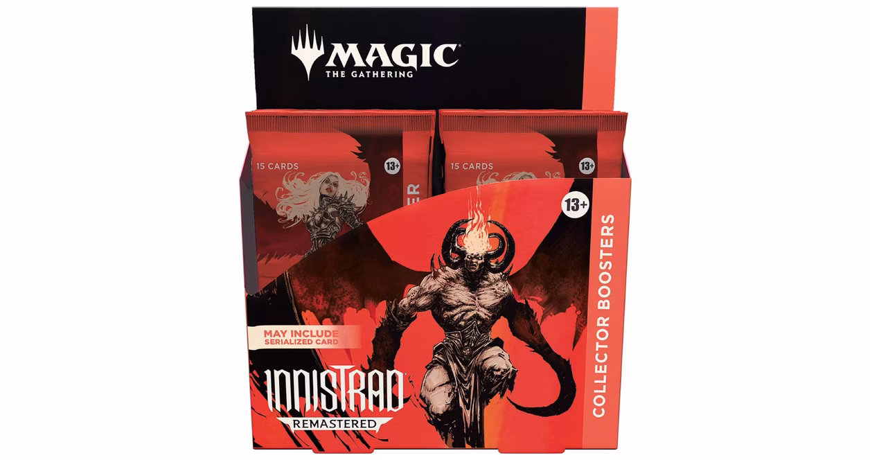 GameStop Magic: The Gathering Innistrad Remastered Collector Booster Display (12 Boosters)