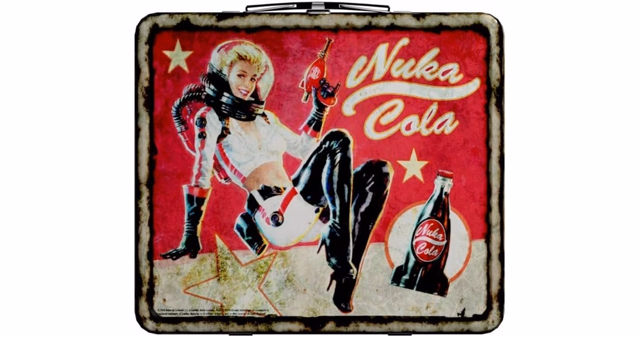 GameStop Fallout 4 Nuka-Cola Tin Tote PX Previews Exclusive