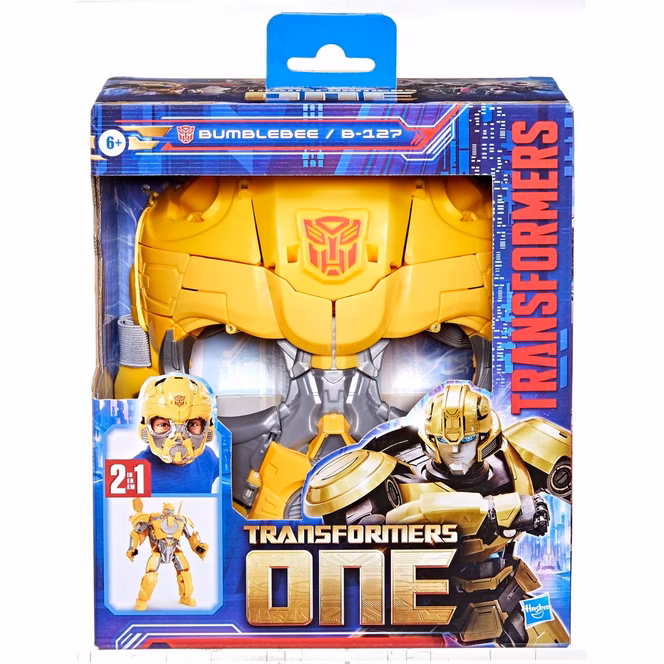 GameStop Hasbro Transformers One Prime Changer Bumblebee Mask and Figure