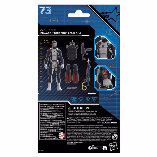 GameStop Hasbro G.I. Joe Classified Series Edward (Torpedo) Leialoha 6-in Action Figure