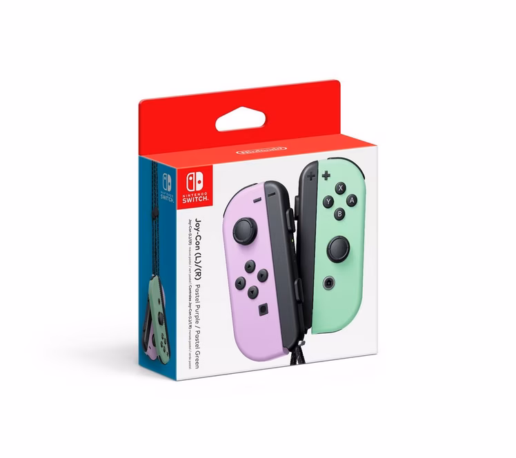 GameStop Nintendo Switch Joy-Con(L)/(R) - Pastel Purple/Pastel Green