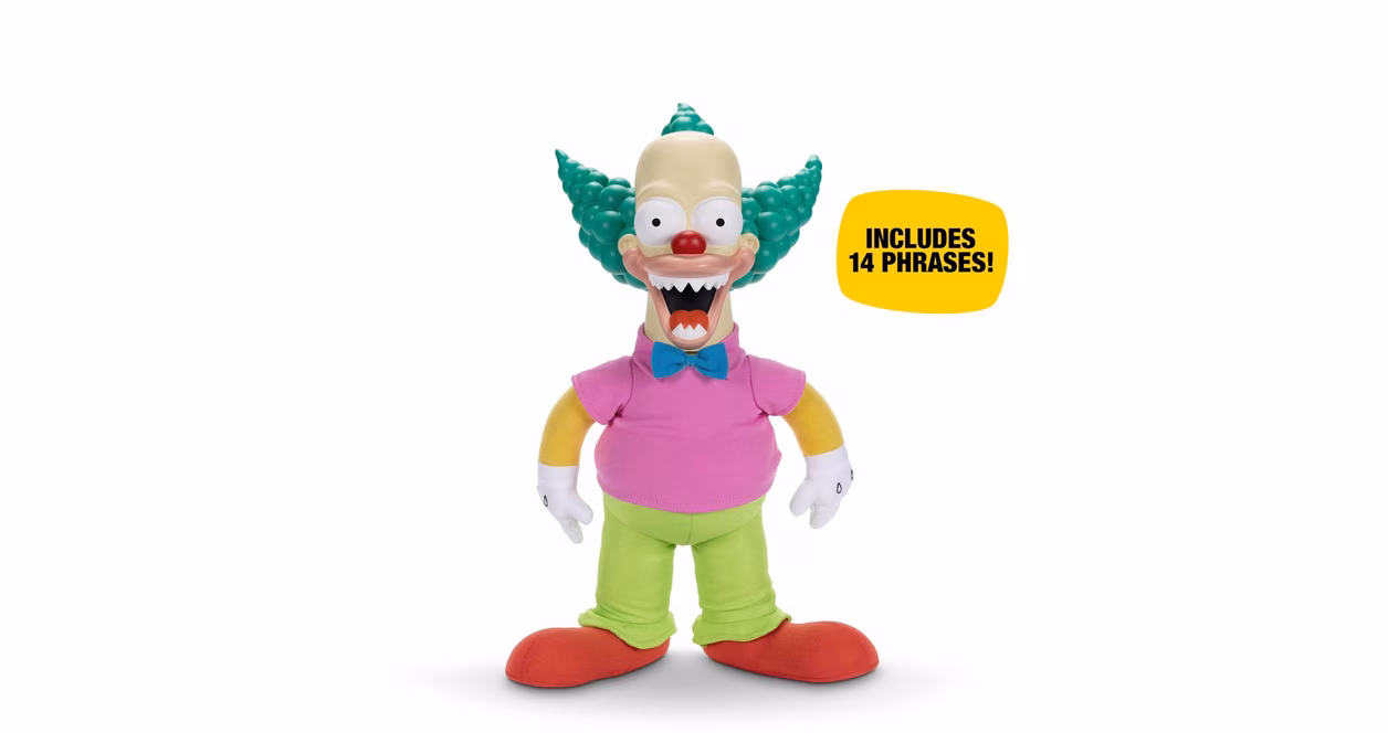 GameStop Jakks Pacific The Simpsons Krusty Feature 16-in Plush