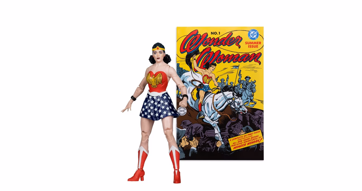 GameStop McFarlane Toys DC Direct Sensation Comics Wonder Woman (Issue 1) 7-in Action Figure