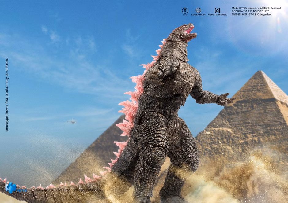 GameStop HIYA Exquisite Basic Series Godzilla x Kong The New Empire Godzilla (Heat Ray Godzilla Evolved Ver.) 6-in Action Figure